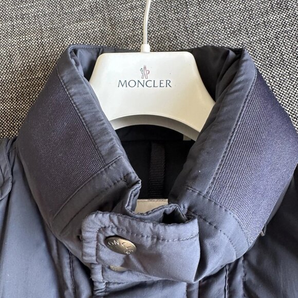 MONCLER LAGGINHORN FIELD JACKET (NAVY) Size 2 Men's - Picture 11 of 11